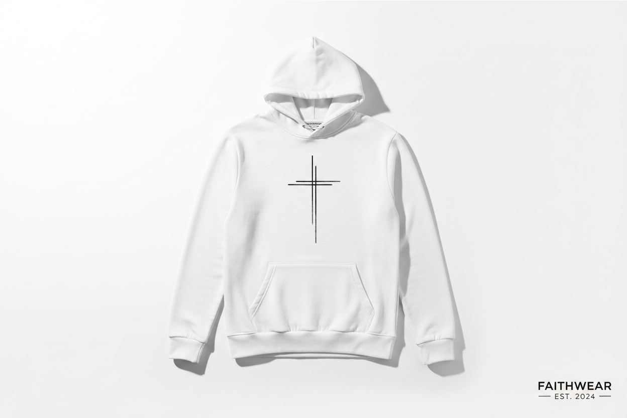Clothing with a cross